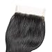 DMS Body Wave Human Hair Lace Closure 4x4 Free Part Swiss Lace Closure 12A Brazilian Virgin Hair Top (12 Inch)