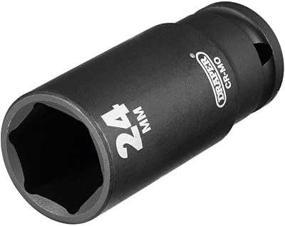 Draper Expert HI-TORQ 1/2 inch 24 mm Deep Impact Socket 6 Point Hex