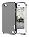 LoHi iPhone 5s/5/Se Case, [Extra Front Raised Lip] Hybrid Impact 3 Color Shockproof Rugged Soft TPU Hard PC Bumper Cover - Grey