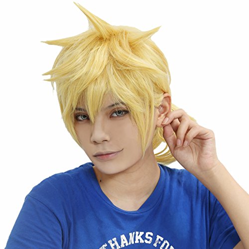 Xcoser Len Kagamine Wig Vocaloid Cosplay Wig for 2015 Halloween - Image 4