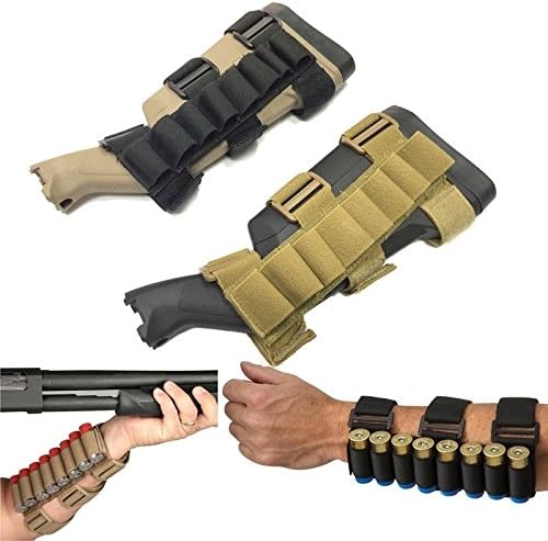 Outlandish Forearm ShotGun shell Caddy in Tan Color for 12 Gauge shotgun shells