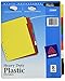 Avery Heavy-Duty Plastic Dividers for 3 Ring Binders and 7 Ring Binders, 8-Tab Set, Multicolor with White Labels, 1 Set (23084)