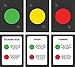 Agile Stationery Squad Health Check Cards for Team Retrospectives with 6 Sets of Traffic Light Cards