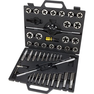 Klutch Tungsten Tap & Die Set - 45-Pc., SAE