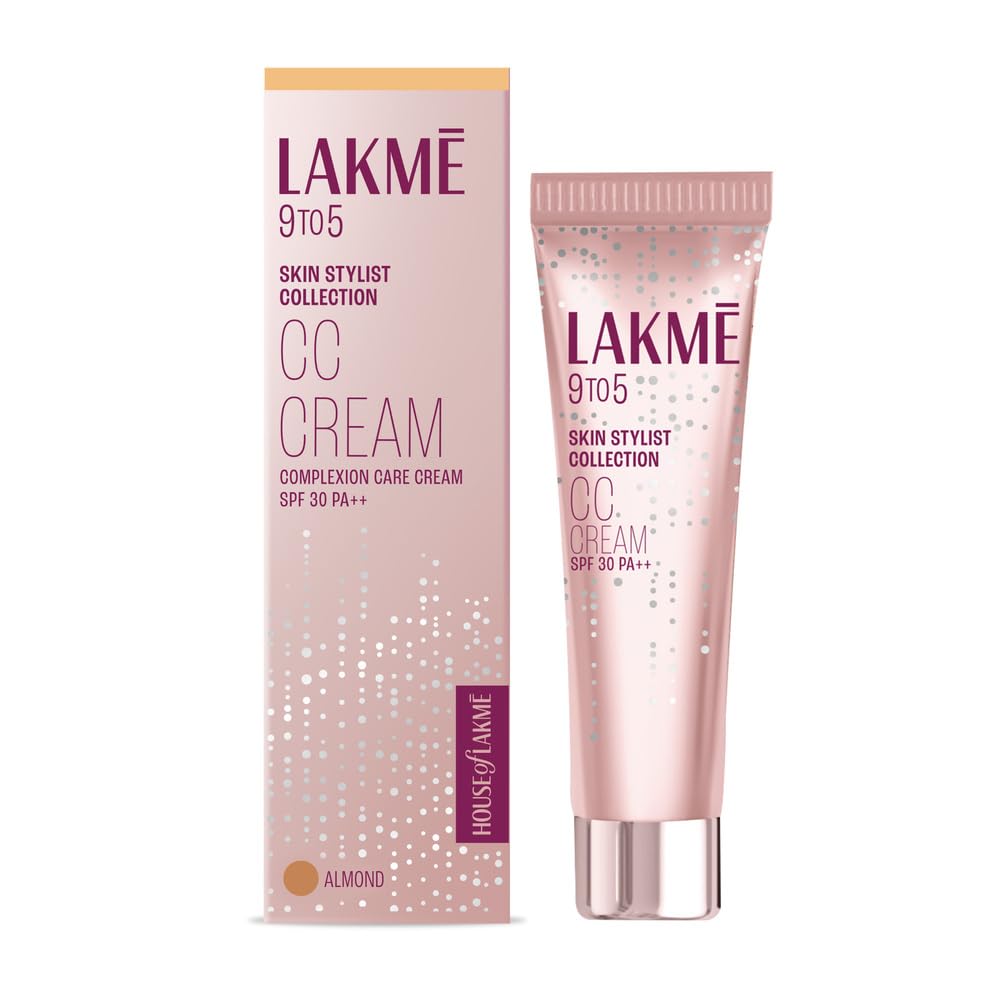 Lakme 9 to 5 Complexion Care CC Cream, Almond, 30g