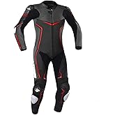 Motorcycle Black One Piece Leather Racing 363 Suit CE Approved Protection