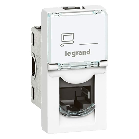 Legrand - RJ45 Socket Category 6 FTP 1 Module White: Amazon.co.uk: DIY