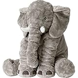 Rainbow Fox Baby Children's Long Nose Elephant Pillows Soft Plush Stuff Dolls Lumbar Pillow
