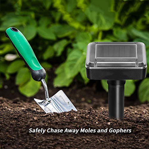 Aogist 4 Pack Solar Remover Spikes for Lawn Garden Yard
