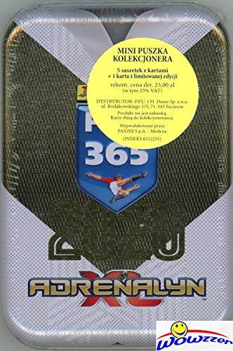 2020 Panini Adrenalyn XL FIFA 365 EXCLUSIVE Factory Sealed Collectors TIN with 30 Cards Plus SPECIAL LIMITED EDITION Card! Look for Top Stars including Messi, Neymar, Ronaldo, Mbappe & More! WOWZZER