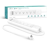 Kasa Smart Plug Power Strip HS300, Surge Protector with 6 Individually Controlled Smart Outlets and 3 USB Ports, Works with A