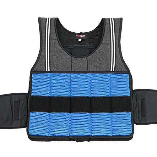 Adjustable Weighted Vest for Fitness (20 lb, Medium) by EFITMENT - A002 - Thumbnail 3