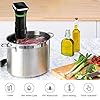 Sous-Vide-TANiCE-Precision-Cooker-Immersion-Circulator-1100W-Water-Sous-Vide-Device-with-Accurate-Temperature-and-Time-Control-Sous-Vide-Cookbook-Included Sous Vide TANiCE Precision Cooker Immersion Circulator 1100W Water Sous Vide Device with Accurate Temperature and Time…