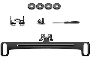 Anyhut 1 PC Universal Car Rear View Camera License Plate Bracket, Rearview Camera Mount Reverse Cam Holder, Installation Holder for Backup View License Plate Holder, Universal for Cars (Black)