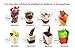 Dessert Cups – Dessert Stem Shape Clear Plastic Parfait Cups | 5 oz - 48 Pack | Mini Cups - Chocolate Cups for Desserts | Appetizer Cups | Shooter Glasses | Mini Plastic Cups [Mini Wonders]