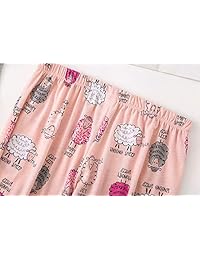 Conjunto de pijama de manga corta para mujer con pantalones capri