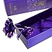 ProCIV Purple Rose, Gold Foil 24k Rose Flowers in Gift Box, Best Gift for Mother's Day, Valentine's Day, Wedding Day, Birthday, Christmas, Thanksgiving, Home Decor