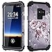 Hocase Galaxy S9 Case, SM-G960U Case, Heavy Duty Shockproof Hard Plastic+Soft Silicone Rubber Hybrid Dual Layer Protective Phone Case for Samsung Galaxy S9 (5.8