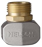 2 Pack - Nelson Brass and Metal Male Hose Clamp Mender - Repair Coupler for Garden Hoses -50520