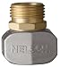 2 Pack - Nelson Brass and Metal Male Hose Clamp Mender - Repair Coupler for Garden Hoses -50520