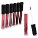 Set of 6 Colors Madly MATTE Lipgloss Bold & Vivid Color Matte Lipgloss Set #1