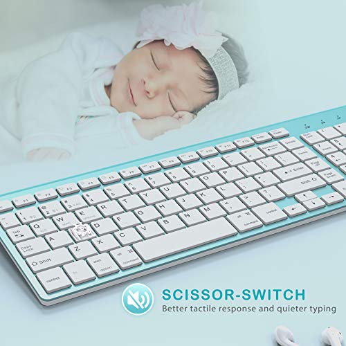 Bluetooth Wireless Keyboard, Mac Compatible Keyboard, J JOYACCESS Multi