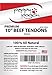 Peppy Pooch Beef Tendons 10” Sticks – 12 Pack. All-Natural American Beef Chews for Dogs. Made in USA.