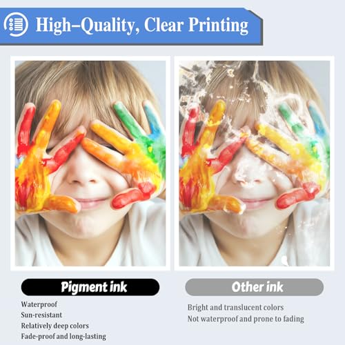 113 Pigment Ink Compatible with Epson 113 Ink Bottle Multipack for ET-5150 ET-5170 ET-5850 ET-5800 ET-16600 ET-16150 ET-16650 ET-15000 ET-5100 ET-5160 ET-5160 5880 (8 Pack 2BK/2C/2M/2Y)