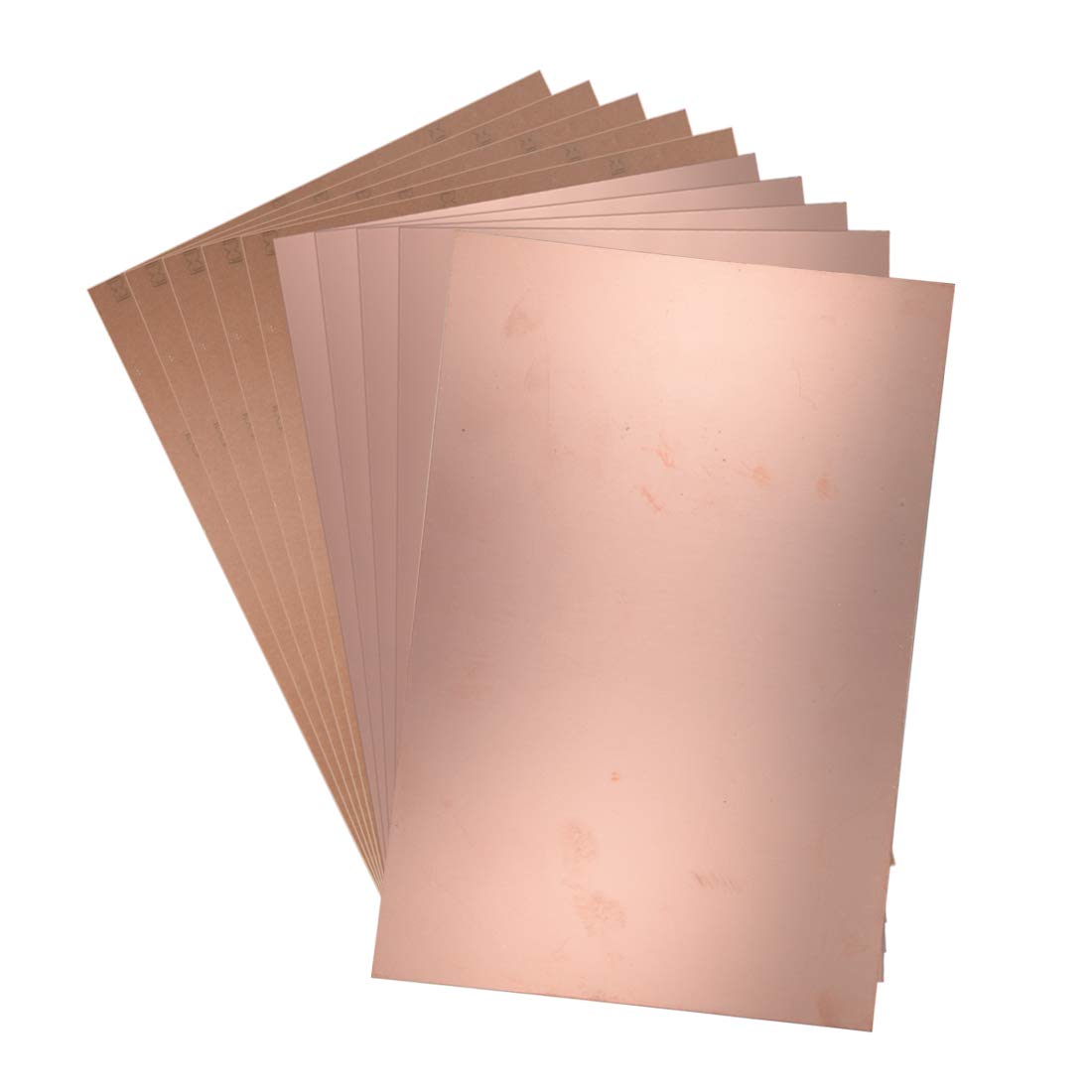 sourcing map Single-Sided Copper Clad Laminate PCB Circuit Board, FR4 300x200mm 11.81x7.87 inch, 1.5mm Thickness DIY Prototyping PCB Board, Name Board, 10pcs