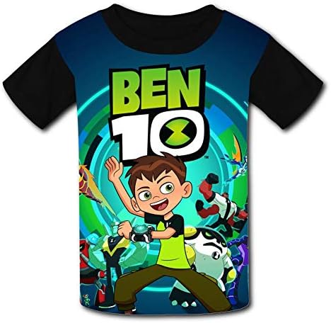 JIFEIMAOY Benjamin 3D Custom T Shirts Short Sleeve Tee for for Boys and Girls