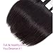 CHEEON 8A Malaysian Virgin Hair Straight 3 Bundles Deals 100% Unprocessed Human Hair Bundles Weave 300g Natural Black Can be Dyed