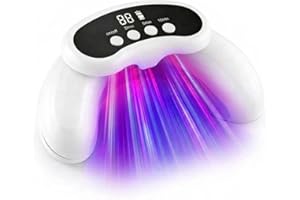 Toenail & Fingernail Fungus Treatment Device, Dual Light Therapy with 470nm Blue & 905nm Red, Portable Foldable Home Care for