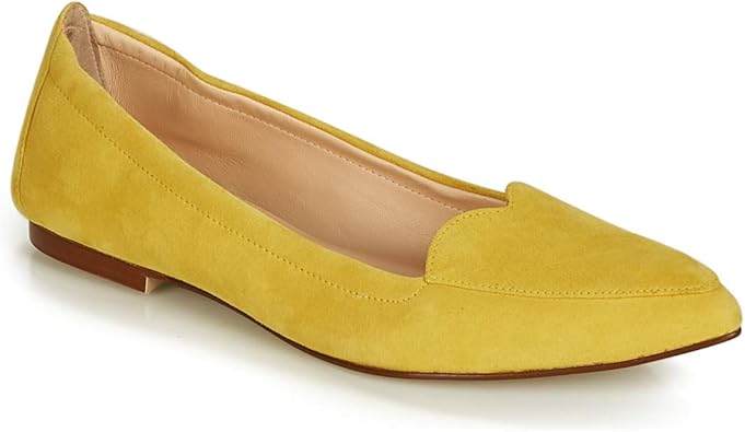 yellow flat shoes womens