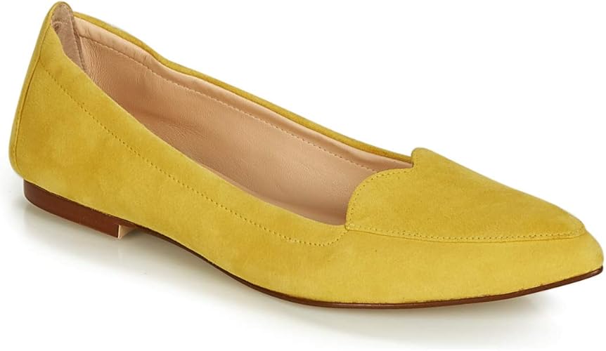 yellow flat shoes uk