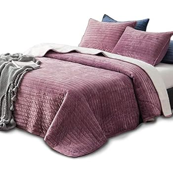 Amazon.com: Wonder Home 3 Pieces Tiberius Purple Velvet