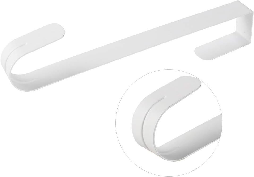 GameXcel 12" Wreath Hanger for Front Door - Large Wreath Metal Hook for Christmas Wreath Over The Door Hanger White: Home & Kitchen