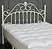 King Mattress Topper Down Alternative, Quilted Pillow Top Mattress Pad with 2