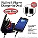 Atomic Charge Wallet by BulbHead, Portable Battery Power Bank, Bifold Wallet with RFID Protection & Security