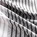 NTBAY 3 Pieces Microfiber Duvet Cover Set, Ultra Soft Zipper Closure Pattern Bedding Set, Queen Size, Grey Striped