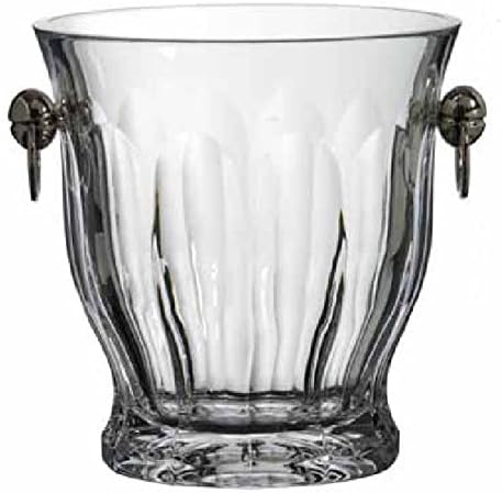 Real Crystal Champagne Bucket with Metal Hooks