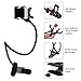 PYS 360 Degree Universal Flexible Long Arm Cell Phone Clip Holder Stand Lazy Bracket Mobile Stand for Bedroom Office Bathroom Kitchen Clip on Table Desk Bed for Iphone Samsung HTC Ect