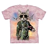 The Mountain Men's Tom Cat T-Shirt Pink L