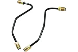 EOSORSSA Front Brake Caliper Line Fit for Toyota Tundra 2007 2008 2009 2010 2011 2012 2013 2014 4WD,Front Brake Caliper Line Pipe Tube Flex Hose Set(2pick)