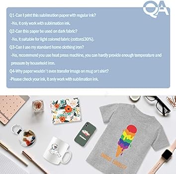 can inkjet printer print on sublimation paper