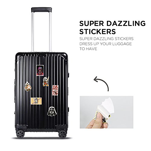 Cartoon Stickers, Echeer PVC Waterproof Stickers for Decorate Laptop, Notebooks, Car, Bicycle, Skateboards, Luggage etc (25PCS No-Duplicate Stickers Pack)