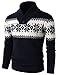 H2H Mens Casual Slim Fit Knitted Christmas Sweaters Holiday Party