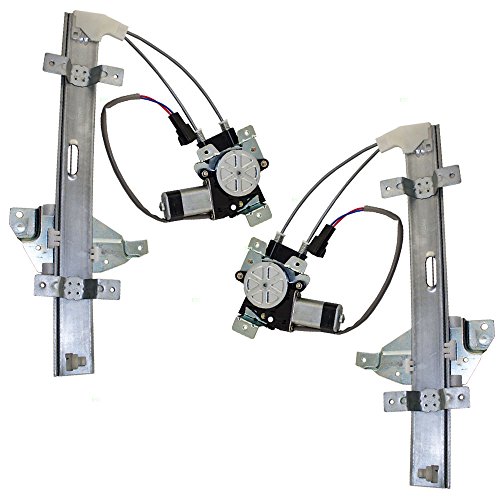 image for AUTOANDART Driver and Passenger Rear Power Window Lift Regulators & Mo