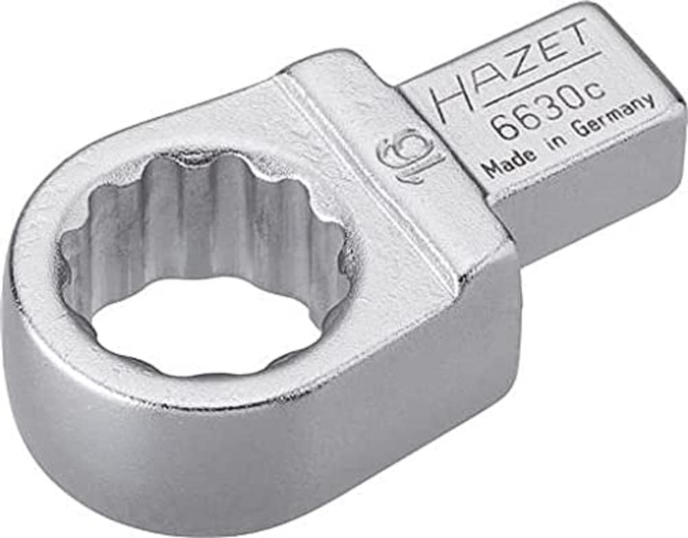 HAZET 6630C-16 46.5 mm 12-Point Traction Profile Insert Box-End Wrench - Chrome-Plated