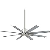 MINKA-AIRE Xtreme H2O 52" Outdoor Ceiling Fan F896-52-BNW - Brushed Nickel Wet