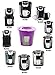 PureWater Filters Reusable Filter Capsule Pod for Keurig Single Serve Brewer Models K200 K250 K300 K350 K400 K500 K525 K550 K560